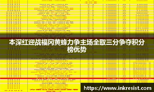 本深红迎战福冈黄蜂力争主场全取三分争夺积分榜优势
